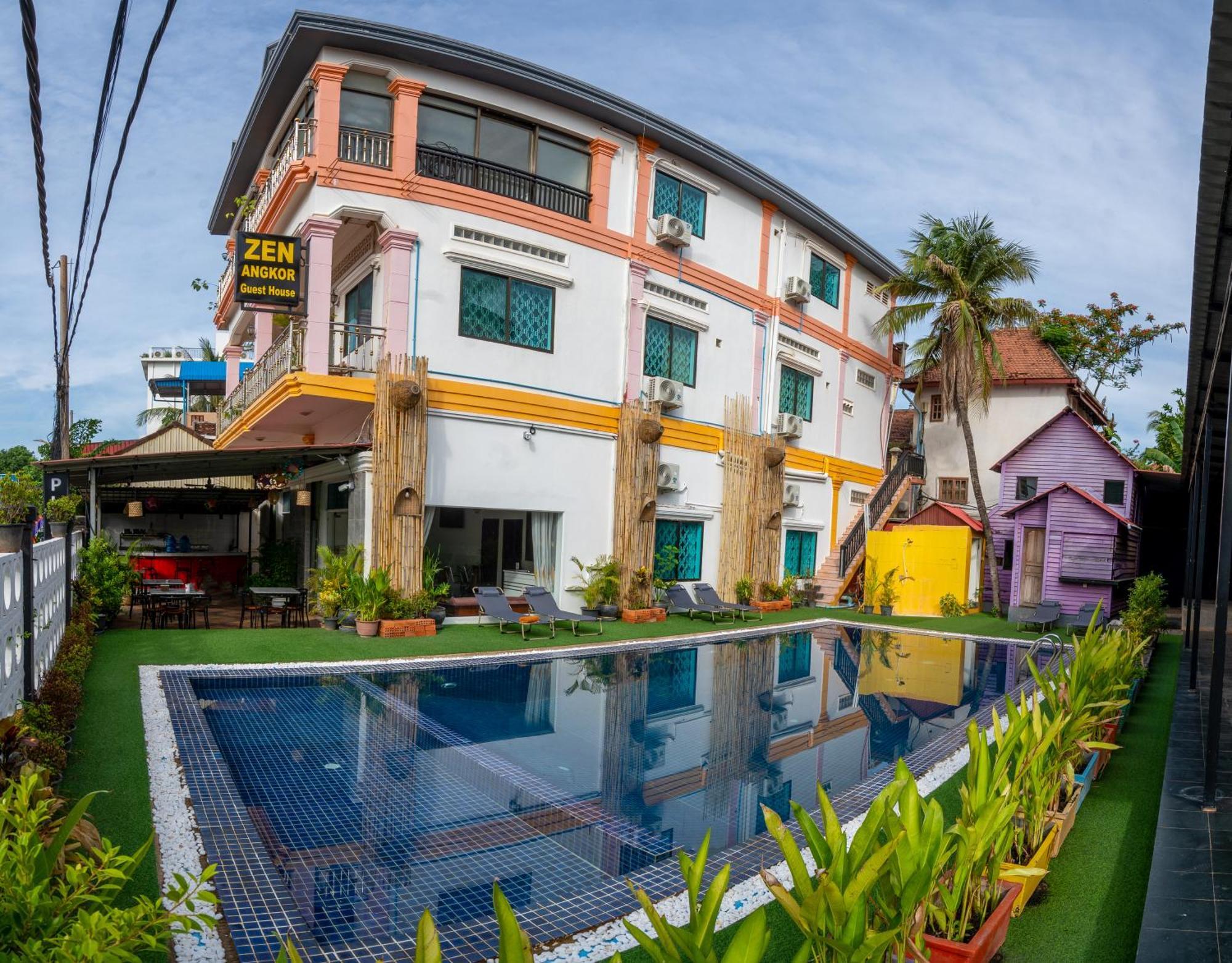 Zen Angkor Guest House Siem Reap Exterior photo